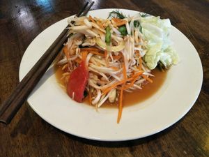 Som tam  at May Kaidee Chiang Mai in Chiang Mai