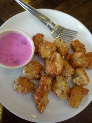 Fried banana at May Kaidee Chiang Mai in Chiang Mai