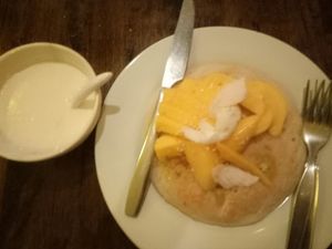 Mango pancake at May Kaidee Chiang Mai in Chiang Mai
