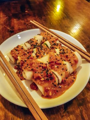 Spring rolls at May Kaidee Chiang Mai in Chiang Mai