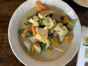 Green curry at May Kaidee Chiang Mai in Chiang Mai