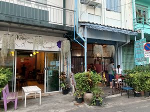Restaurant left and cooking course right at May Kaidee Chiang Mai in Chiang Mai