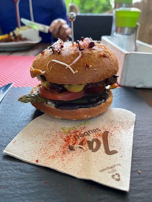 Barbecue burger at Barfood in Kaufbeuren