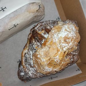 almond croissant at Smith & Deli CBD in Melbourne