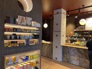 Vegan pantry items and sandwiches  at Smith & Deli CBD in Melbourne