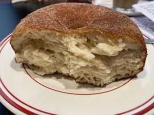 This doughnut was perfect for dipping in a soy chai latte 😋 It wasn’t oily/greasy, and was beautifully fluffy  at Smith & Deli CBD in Melbourne