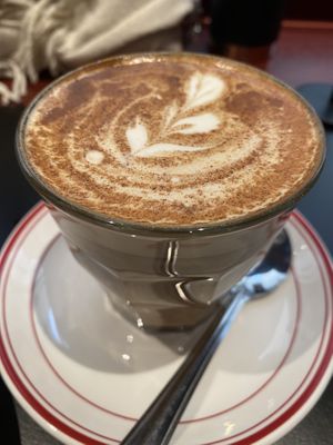 Dirty soy chai latte $7  at Smith & Deli CBD in Melbourne