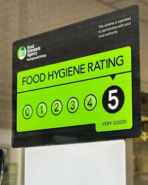 The Green Plate has earned a 5-star Food Hygiene Rating from the Food Standards Agency!  at The Green Plate Inc in London