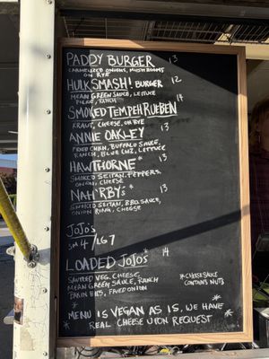 Everything is vegan. Option to add dairy cheese    at Skidbladnir in Portland