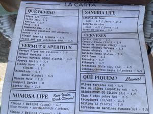 Menu  at L'Ombu Bistro S.I 🌳🌴 in Catalunya