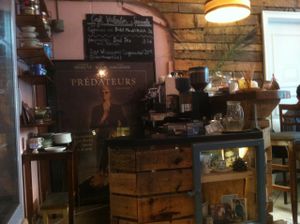 Inside at Cafe Valentin in Berlin