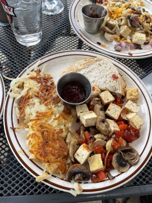 BYO tofu scramble at The Bad Waitress in Minneapolis