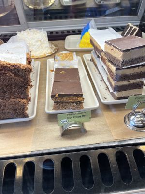 Dessert case  at French Meadow Bakery & Cafe in St Paul