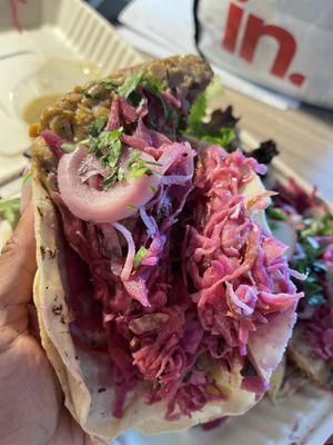 Tempeh Tacos   at French Meadow Bakery & Cafe in St Paul