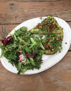 Avocado Toast at French Meadow Bakery & Cafe in St Paul