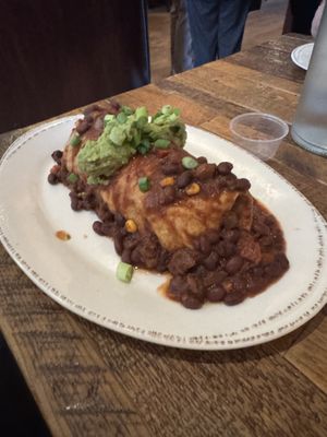 Vegan breakfast burrito   at French Meadow Bakery & Cafe in St Paul