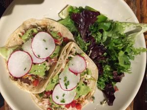 Blackened tempeh tacos at Bluestem Bar in Minneapolis