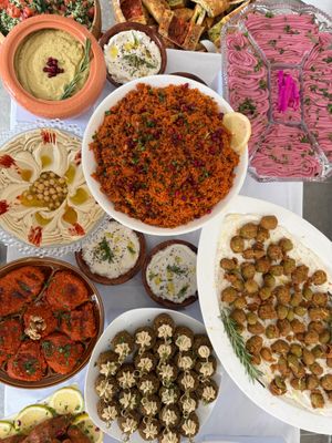 Mezze-Buffet at NAR in Munich