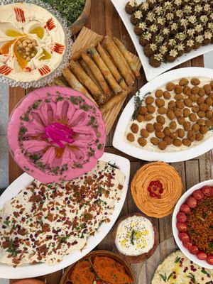 Mezze-Buffet at NAR in Munich