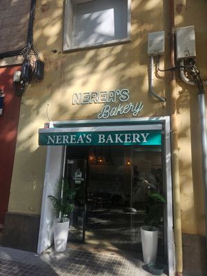 Exterior at Nerea Bakery in Barcelona