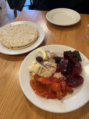 Make your own sampler platter  at Gardens of Salonica in Minneapolis