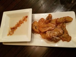 vegan fried bananas at Ginger Hop in Minneapolis