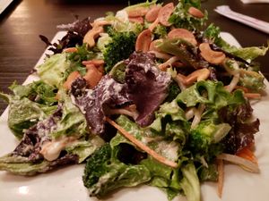 Cashew salad at Ginger Hop in Minneapolis