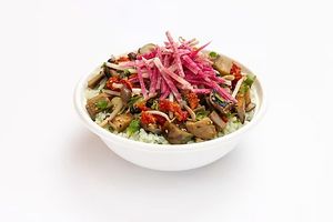 Miso Eggplant & Mushroom Poke Bowl  at Sweetfin - Newport Beach in Newport Beach