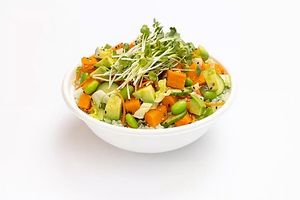 Sweet Potato Ponzu Lime Poke Bowl  at Sweetfin - Newport Beach in Newport Beach