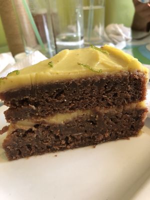 Red velvet cake  at The Youthful Vegan in St James