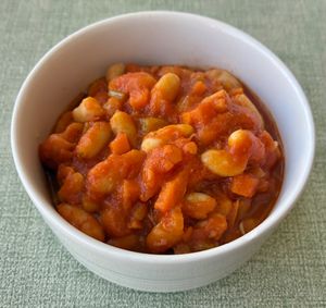 White bean cassoulet  at Liwan Restaurant in Dubai