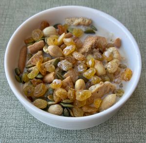 Homemade cereal at Liwan Restaurant in Dubai