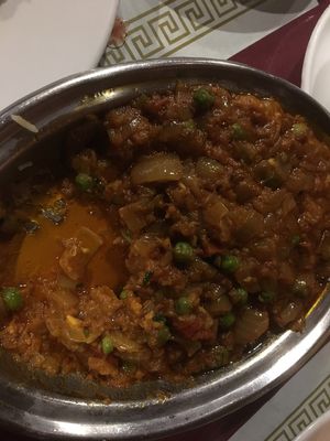 Vegan dish at Sitar Indian Cuisine in Knoxville