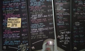 Menu at Midnight Espresso in Wellington