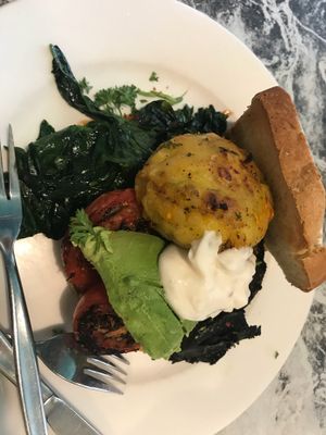 Vegan hash stack at Midnight Espresso in Wellington