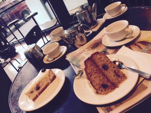 lots of vegan cakes at Midnight Espresso at Midnight Espresso in Wellington