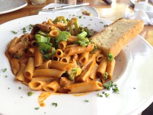 Red Thai Curry Pasta at Picazzo's Healthy Italian Kitchen in Scottsdale