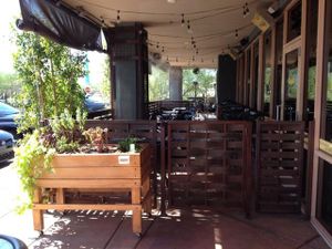 outside at Picazzo's Healthy Italian Kitchen in Scottsdale
