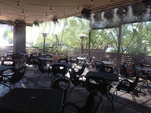 larger back patio area  at Picazzo's Healthy Italian Kitchen in Scottsdale