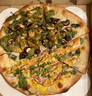  Elote and Funghi Florentine #Veganuary at Picazzo's Organic Italian Kitchen in Phoenix