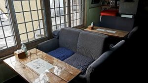 Interior of location at Dajeon Cafe in Busan