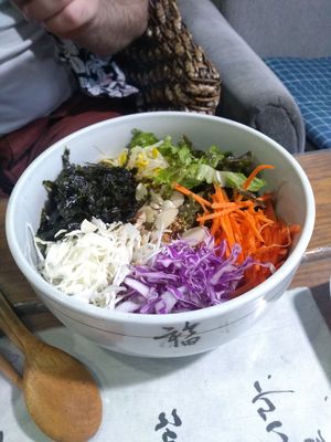 Bibimpap at Dajeon Cafe in Busan