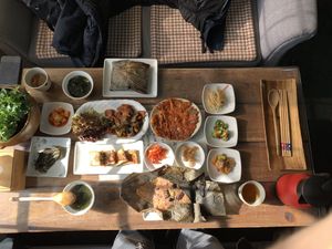Table   at Dajeon Cafe in Busan