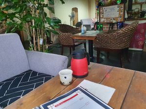 Interior at Dajeon Cafe in Busan