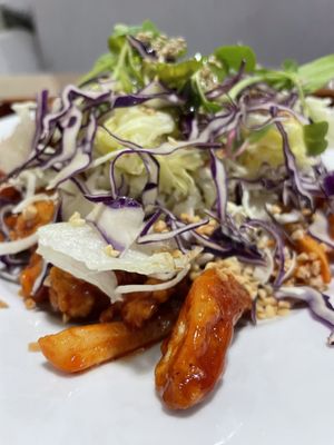 Korean sweet spicy chicken   at Dajeon Cafe in Busan