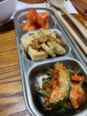 Banchan  at Dajeon Cafe in Busan