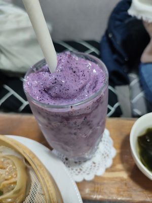 Blueberry smoothie  #Veganuary at Dajeon Cafe in Busan