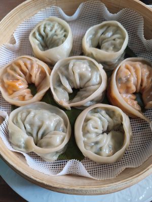 Steamed dumplings  #Veganuary at Dajeon Cafe in Busan