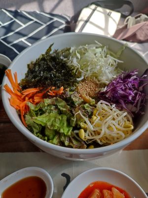 Bibimbap #Veganuary at Dajeon Cafe in Busan
