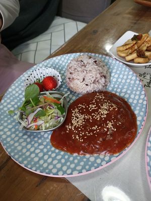 Kong steak at Dajeon Cafe in Busan